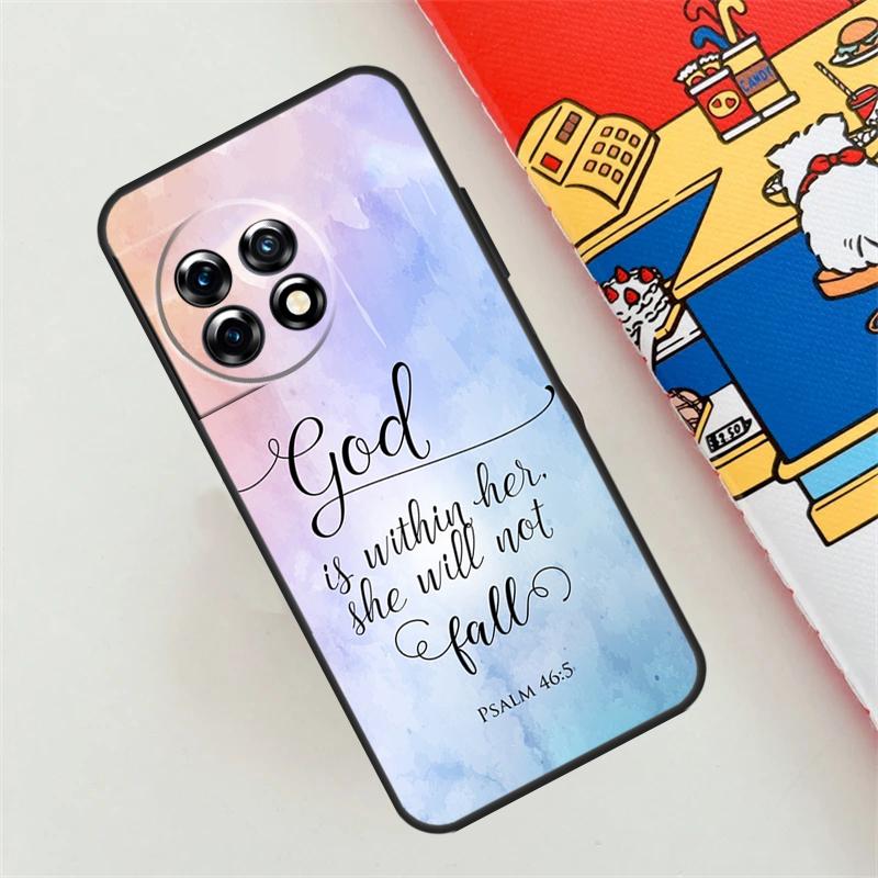 Bible Jesus Christ Case For OnePlus 12R 12 11 10 9 Pro 10R 9R 8T 10T Nord 3 2 CE 4 Lite N10 N20 N30 Back Cover