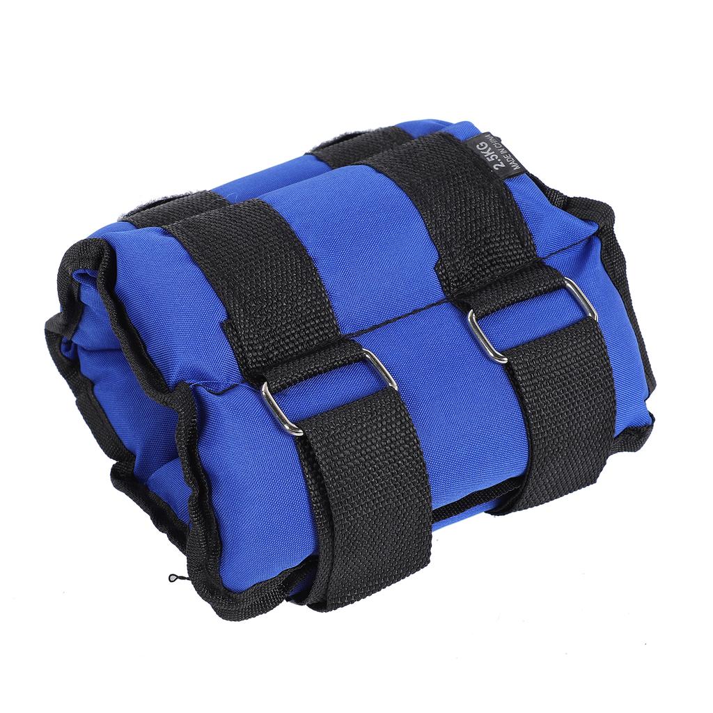 New 2pcs Adjustable Ankle Weights Gym Equipment Wrist Fitness Yoga 5kg