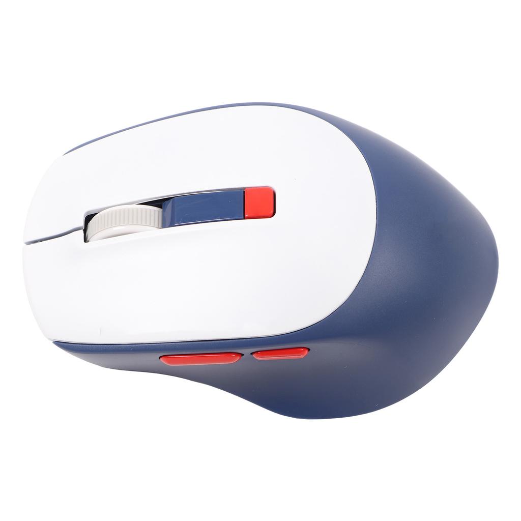 Bluetooth Mouse Multifunction Mute Button Type C Charging Interface 2.4G Wireless Mouse for PC Laptop (2.4G Battery