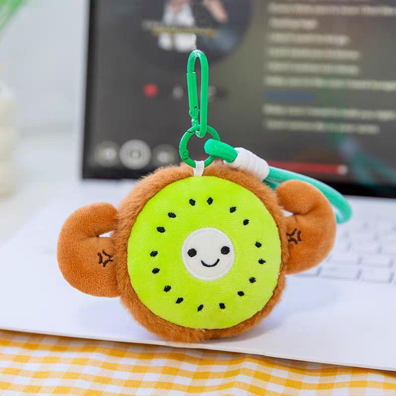 Fruit Plush Keychain With Pp Cotton Filling For Kids And Adults