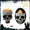Gruseliger Halloween Totenkopf Kerzenhalter Wandhalter Totenkopf Wandleuchte Halloween