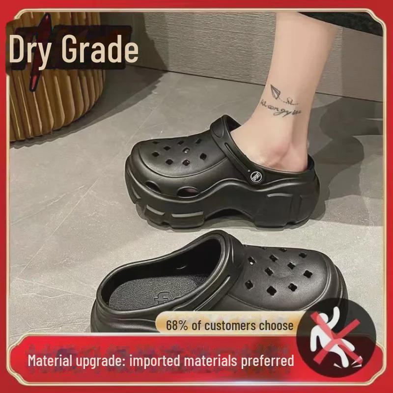 

Женские летние модные сандалии 2023 года с ультратолстой подошвой и нескользящим дезодорантом 36/37 (Runs small)