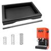 Espresso Machine Parts Kit Thin Drip Tray with Springs And Long Stainless Steel Tube Coffee Maker Replacement Accessory