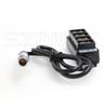 SZRMCC 1B 6-Pin to 4-Port D-Tap Female Splitter Adapter Cable for DJI Ronin 2 Gimbal Stabilizer Power Output 60cm