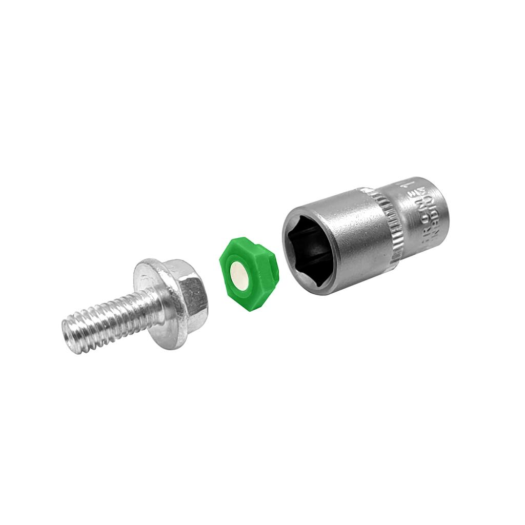 MR CARTOOL 21 BUCĂȚI Inserturi Magnetice pentru Chei cu Tubulară Insert Magnetic Include Atât Seturile Noastre SAE Cât și Cele Metrice Într-unul Singur Pentru Instalare Demontare