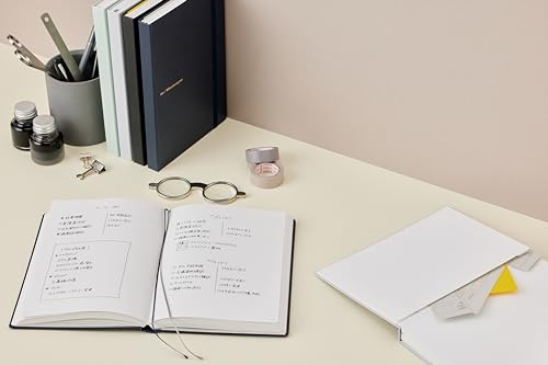 Maruman Nemosine 20th Anniversary Journal Notebook, Dotted Grid, A5, Navy, N888-72