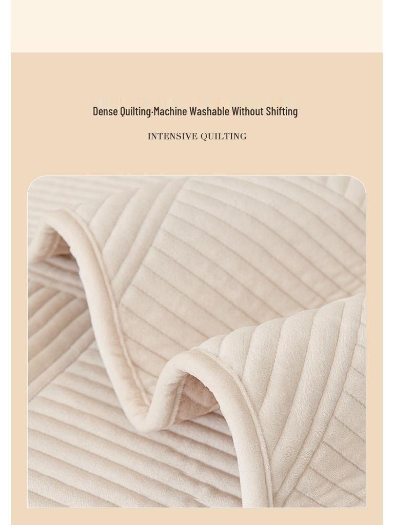 Winter Universal Non-Slip Sofa Cushion: Thick, Warm, Simple Sofa Cover