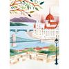 World Travel City Landscape Poster Print Greece Italy Florence Paris France Canvas Painting Wall Art Picture for Room Home Decor
