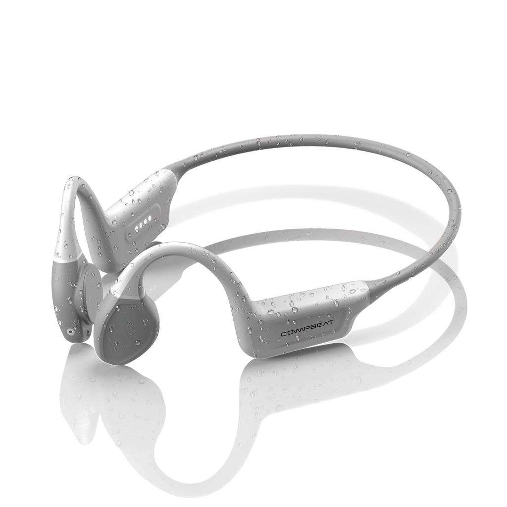 COMPBEAT Bone Conduction bone conduction and air conduction fully Bluetooth MP3 suitable for and as a (Normal Size) Earphones Dual-purpose sound,