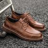 Handgjorda äkta läder skor för män Bekväma Casual läderskor Mockasiner Man Flats Skor