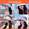 Lightweight Polyester Sun Protection Hat With Wide Brim For Women And Men