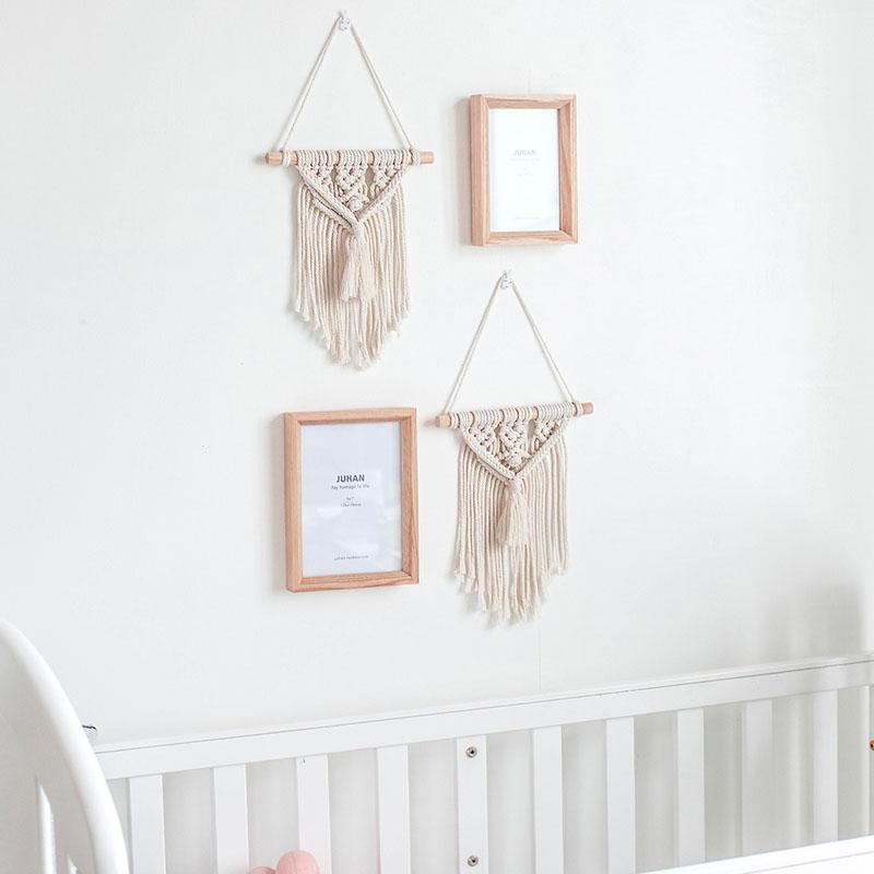 Macrame Wall Hanging Hand Woven Art Tassel Bohemian Tapestry Home Decor Handmade
