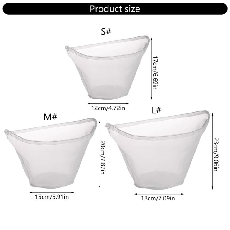 5pcs Large Cheese Cloth Bags for Straining Nut Milk and Food Strainer With Fine Mesh for Home Daily Casual Use