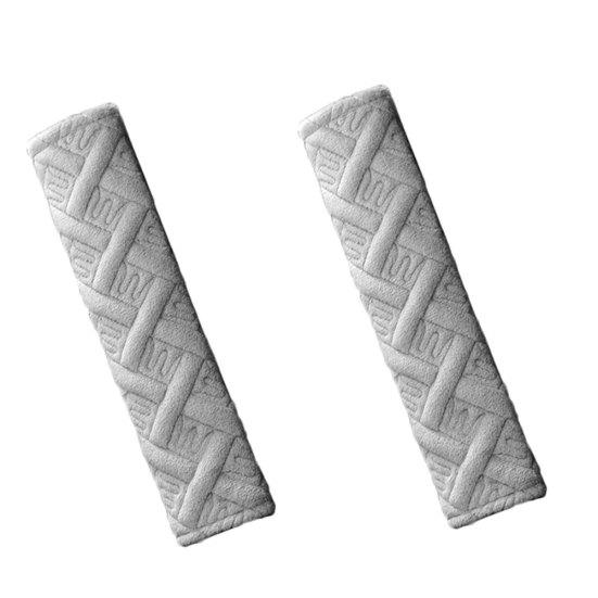 1 Pair Stylish Car Safety Seat Belt Plush Head Support Cushion Shoulder Pads