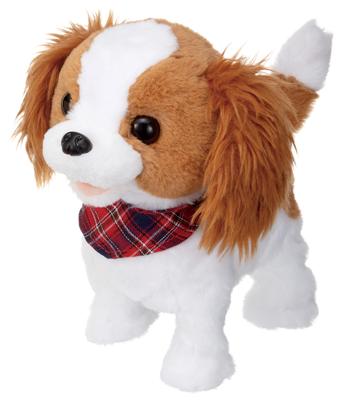 IWAYA Hug & Touch Pampered Spaniel, a Stuffed Animal That Moves with You, Electronic Pet, with Touch and Hug Sensors, Sleep Function, Music, Barking,