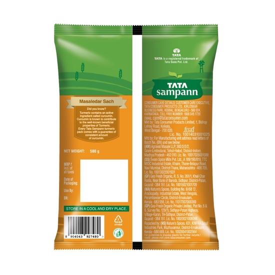 TATA Sampann Poudre - Curcuma, 500 g