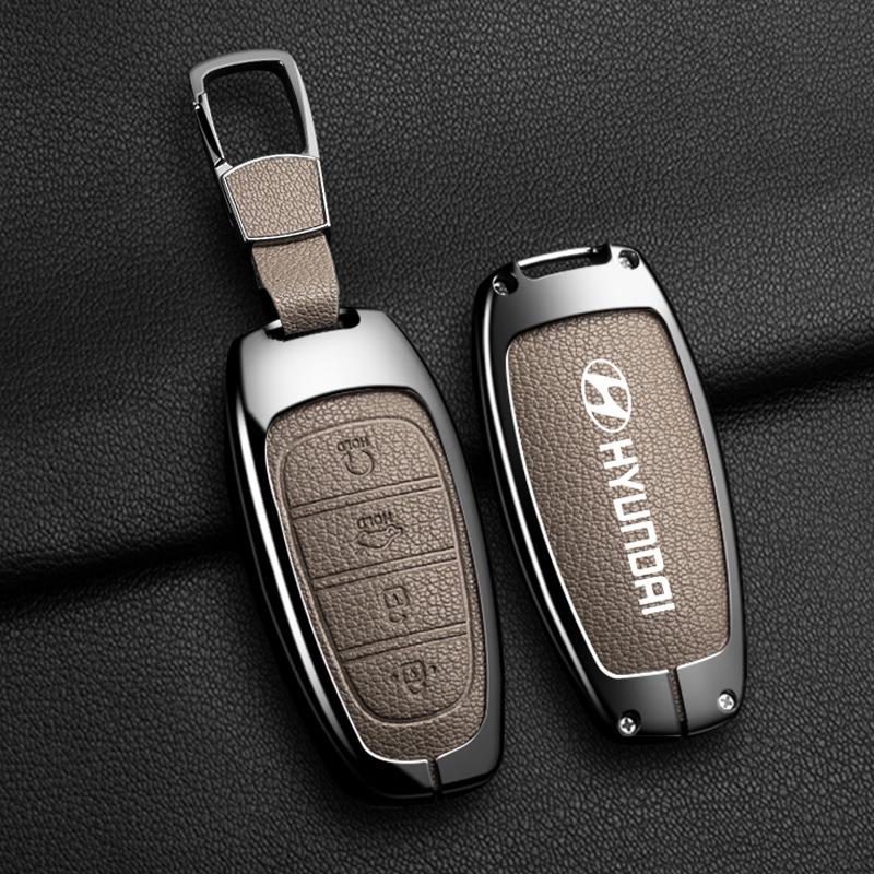 Modern Metal Key Shell Case for Santa Fe ix45/ix35