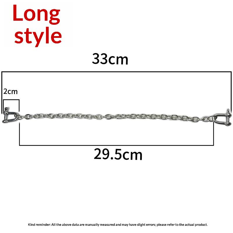 Diy Metal Tool Lock Elliptical Metal Ring Chain Home Men'S And Women'S Restraint Tool Parts Accessories Home Products