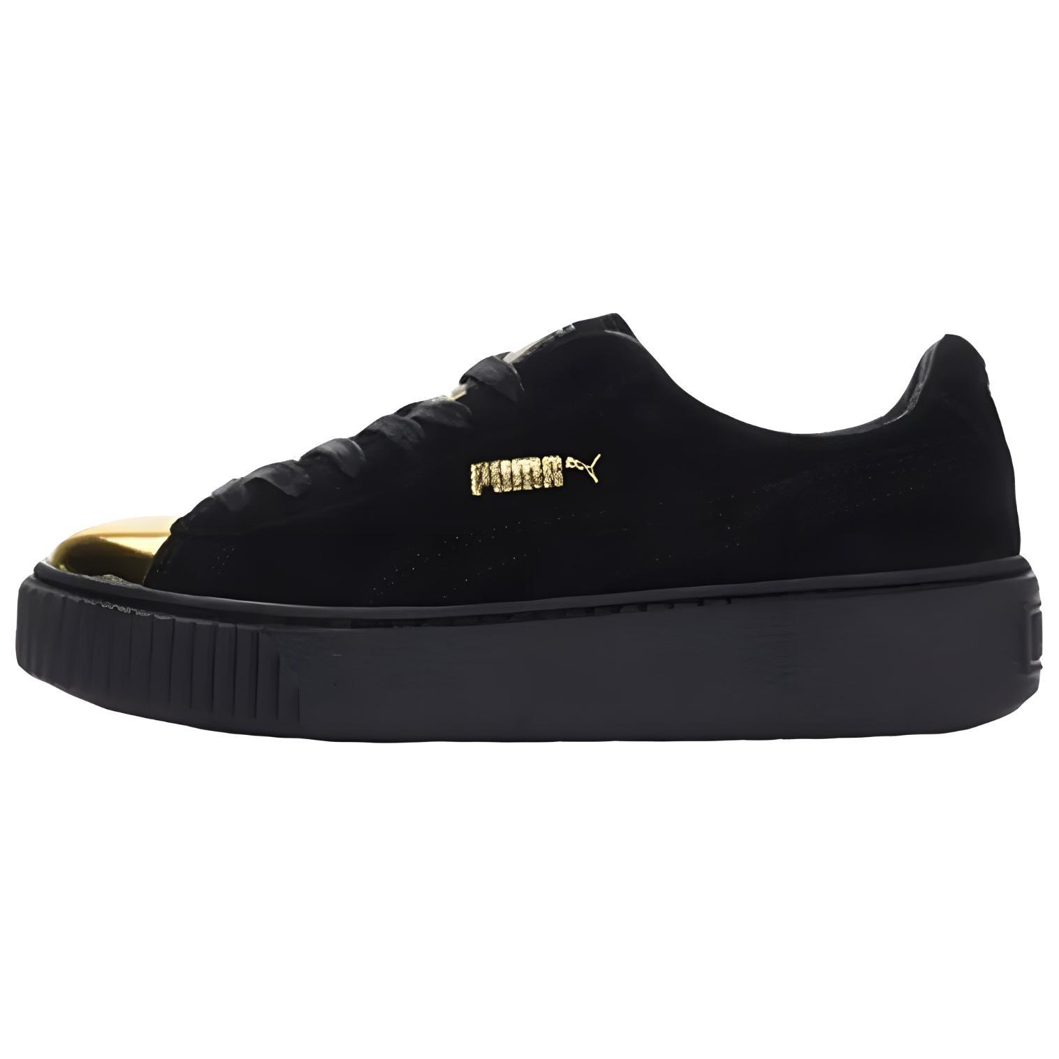 (WMNS) PUMA Suede Platform Gold Women s 362222-02 EU 38