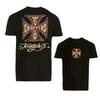 ZX 2026 New Motorcycle Rider Pattern Mens Tshirt  Street Style Casual Loose Shortsleeved Unbuttoned Tshirt  Clothing