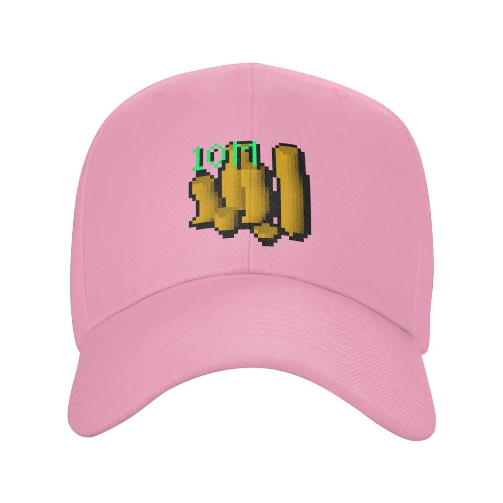 10m coins - runescape Baseball Caps Snapback Fashion Baseball Hats Breathable Casual Casquette Outdoor For Men's And Women's