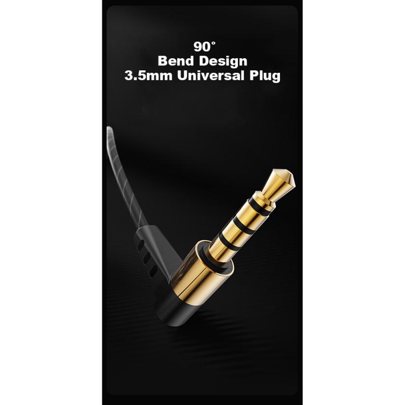 Hi-fi Wired Headphones With Mic Noise Cancelling Dynamic In-ear Earbuds Bass Music Headset For