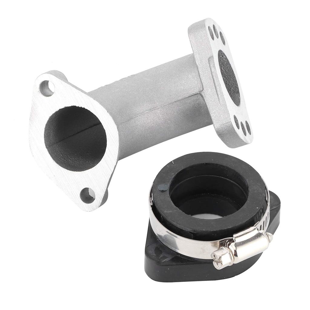 Akozon Carburetor Manifold, Carburetor Rubber Manifold Inlet Pipe Tube for Mikuni VM22 VM24 OKO KOSO PE24 PE26 PE28