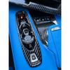 Carbon Style Central Control Gear Shift Panel Trim For Chevrolet Corvette C8
