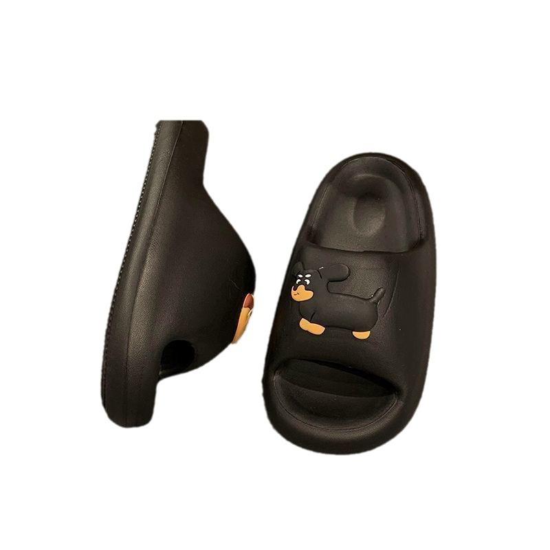 EVA New Thick Sole Slippers for Women's Outwear Home Bathroom Shower Non Slip Beach Slippers Womenshoes