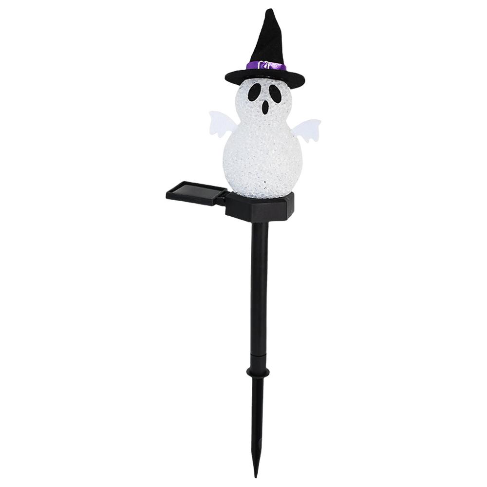 

Solar Powered Halloween Spooky Outdoor Ghost Path Lights Garden Pile Lights Walkway Lights