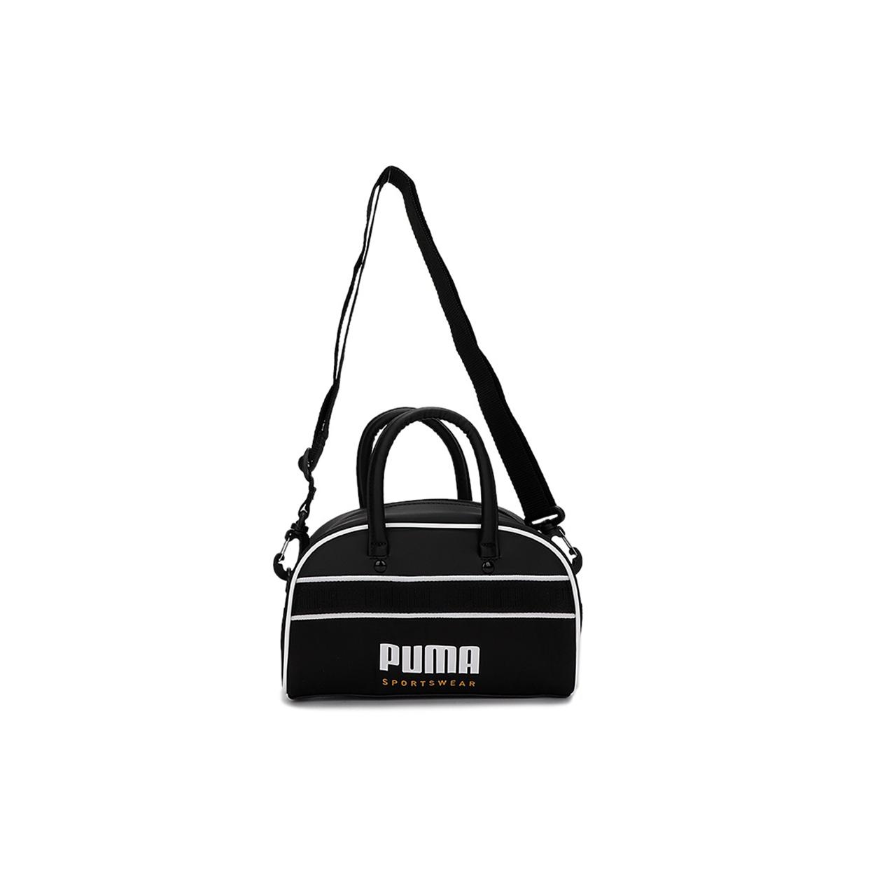 

New PUMA Polyurethane One Shoulder Handbag Unisex Black 078457-01 22.6*7.1*15.0CM