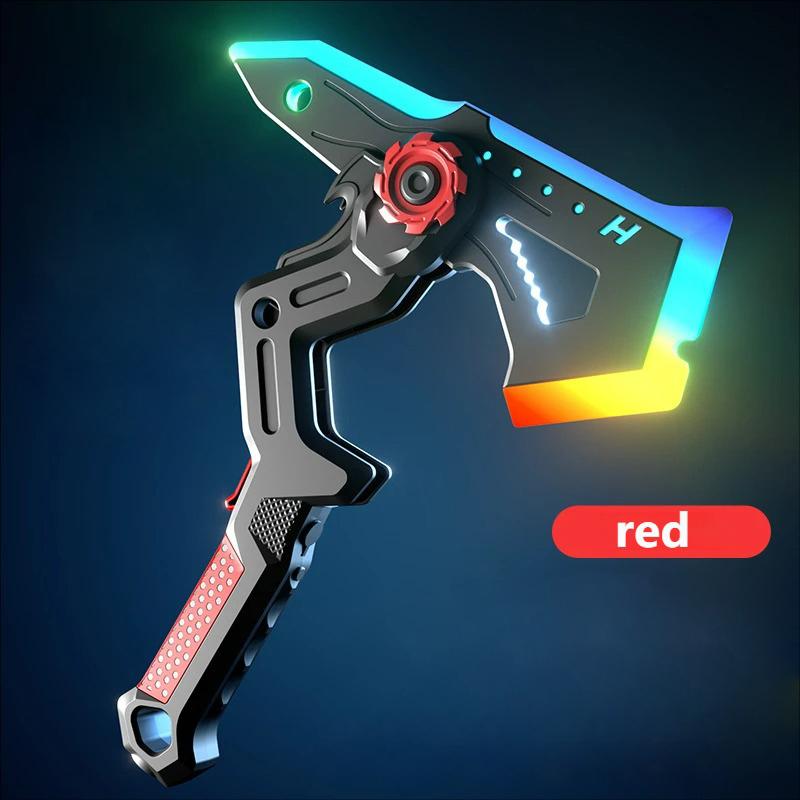 

Outdoor Toy Bright Sword Axe Multi-Color Flash LED Light Streamer Cosplay Sword Toy Party Family Interactive Toy For Kids Adult LED красный