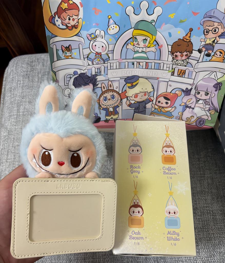 POP MART Shiny Fairy Tale Series Labubu Sparkling Surprise Plush Card Holder Blind Box Single/Full Set of 6
