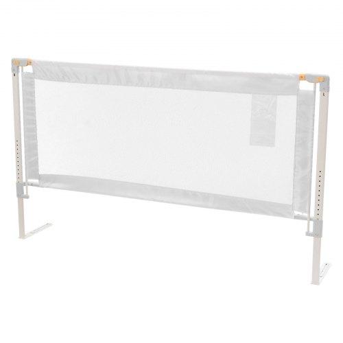 VEVOR Toddler Bed Rail, Kids Beds Guard Rail with Reinforced Iron Pipe and Oxford Cloth, Adjustable Height Bed Side Railing