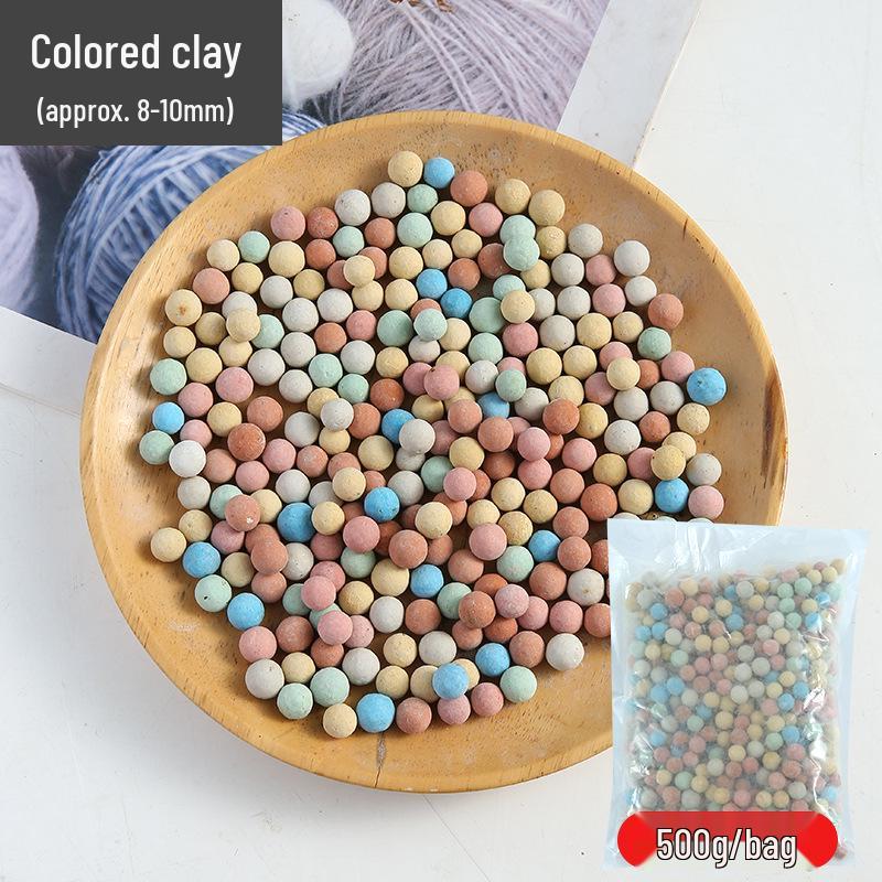 Breathable Colored Ceramic Particles for Flower Bedding, Hydroponics, Topdressing, and Succulent Growth