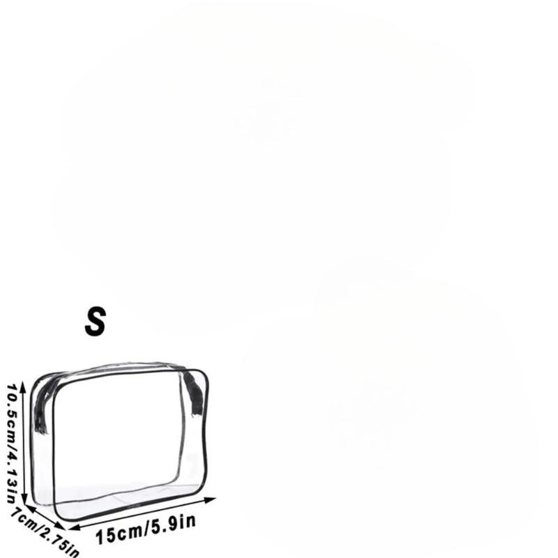 Portable Cosmetic Bag Cosmetic Storage Bag Transparent Waterproof Travel Wash Bag Bathroom Organizer Bag Organizer