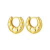 Women's Trendy Minimalist 925 Sterling Silver Hoop Earrings 18K Gold or Rhodium Plated Hoope Jewelry