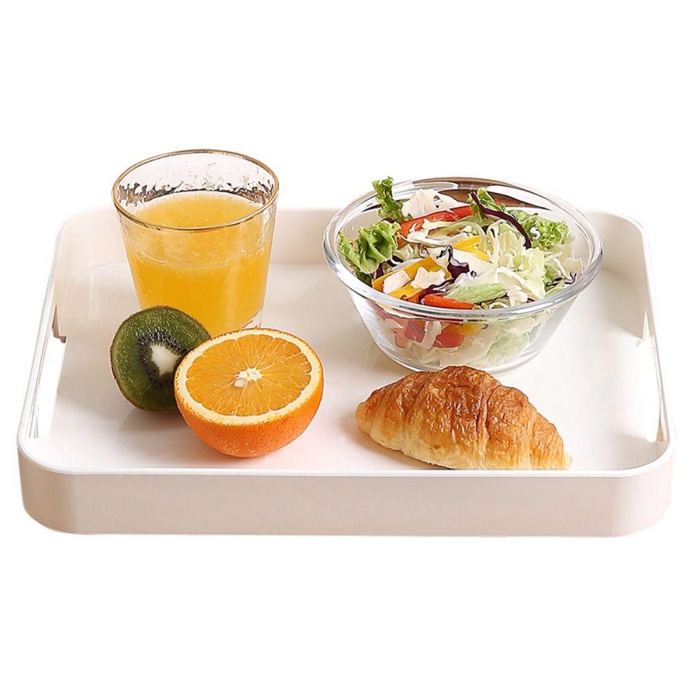 Multi-Purpose Serving Platter Easy-to-Clean Decorative Tray Breakfast Bread Plate  Dessert Serving