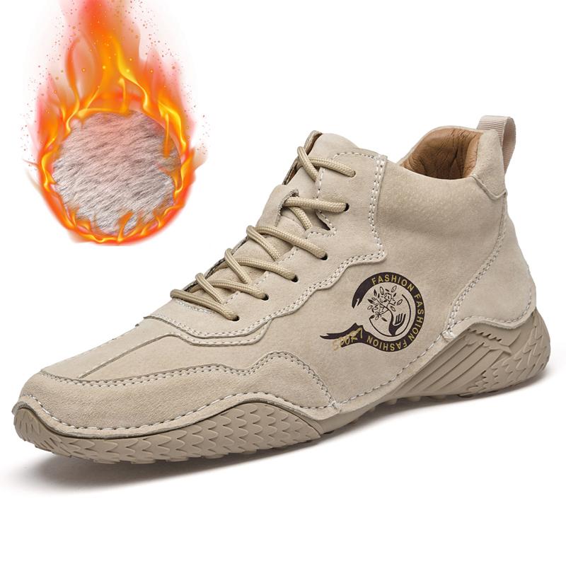 

Ботинки из натуральной кожи ручной работы, мужская обувь, удобные ботильоны для мужчин, повседневная обувь, мокасины, мужские зимние ботинки 45