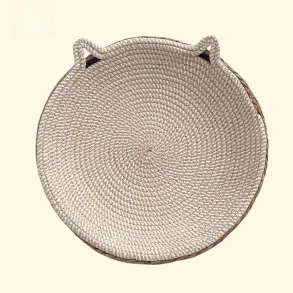 Handmade Vine Woven Cat Nest Large Size Seasonal Warmth Pad  Four Seasons Universal