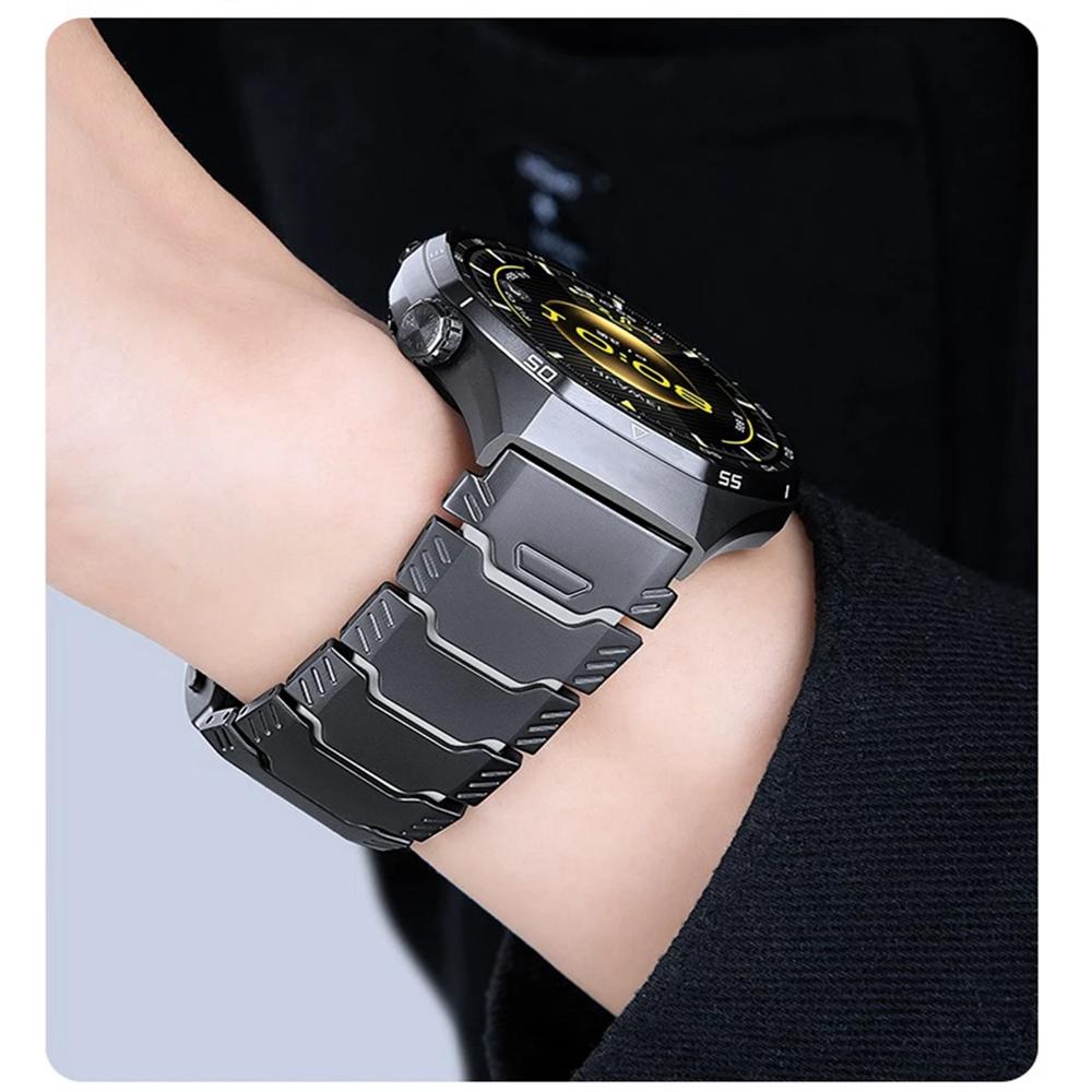 22mm Universal Titanium Silicone Magnetic Band for Huawei Watch GT6/5/4 Pro Strap for Xiaomi Watch GTR 3/4/Pro/Haylou