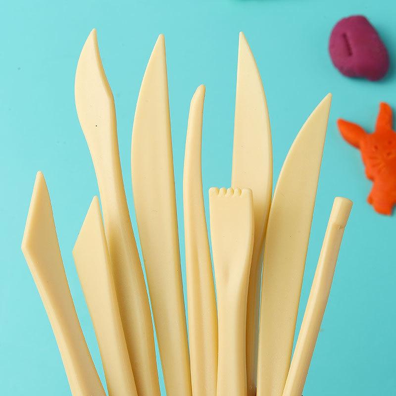 10-Piece Handmade Polymer Clay Sculpting Tool Set