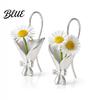 Meaningful Flower Gift DIY Bouquet Necklace Earrings Wearable Mini Vase