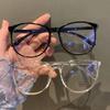 Transparent Anti Blue Light Glasses Women Men Round Frame Korean Fashion Eyeglasses Optical Eye Protection Spectacle Eyewear