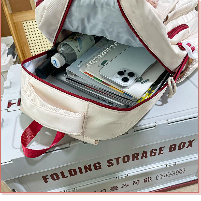 Schoolbag cute cartoon new ins bar cute pain bag Japanese versatile schoolbag junior high school backpack large capacity backpack