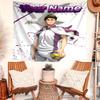 Ushijima Wakatoshi Tapestry with Custom Name Wall Hanging Room Background Cloth Home Decor Beach Mat Yoga Mat Sofa Bed Sheet