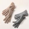 Warme Handschuhe für den Winter, samtig, warm, zum Fahren und Radfahren, Touchscreen-Kaschmir-Handschuhe