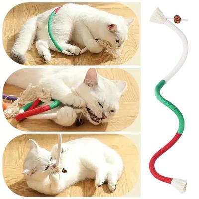 Yousheng Cat Chew Rope Toy Cotton Rope Chew Toy Safe Tooth Cleaner Kitten Nip Toy for Teeth Cleaning Indoor Cats Exercise And Interactive Play