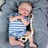 Realistic Baby Doll 48cm Cloth Body Colloid Limb Doll Newborn Doll Toy Gift Exquisite Gift Child Companion Doll Christmas Gift