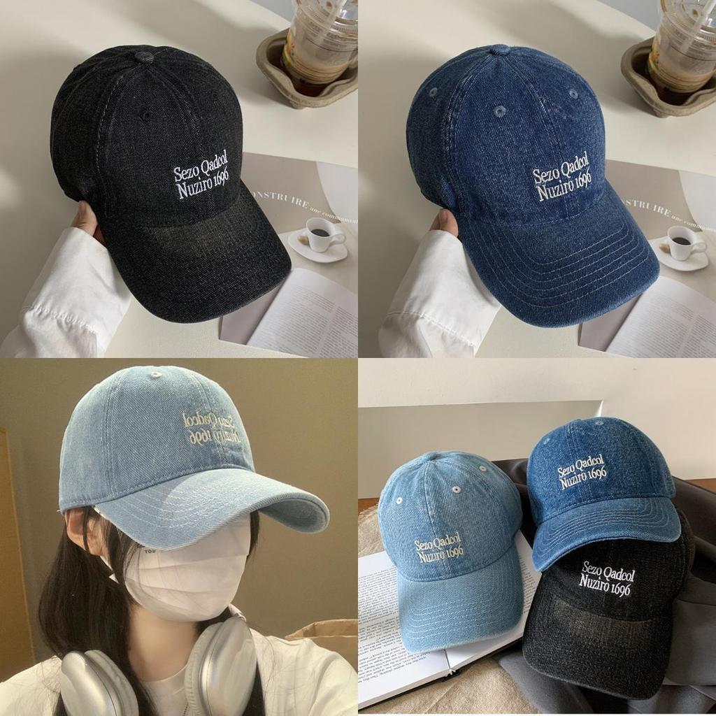 Classic Denim Baseball Cap For Women Men With Adjustable Fit And Wide Brim For Casual Wear